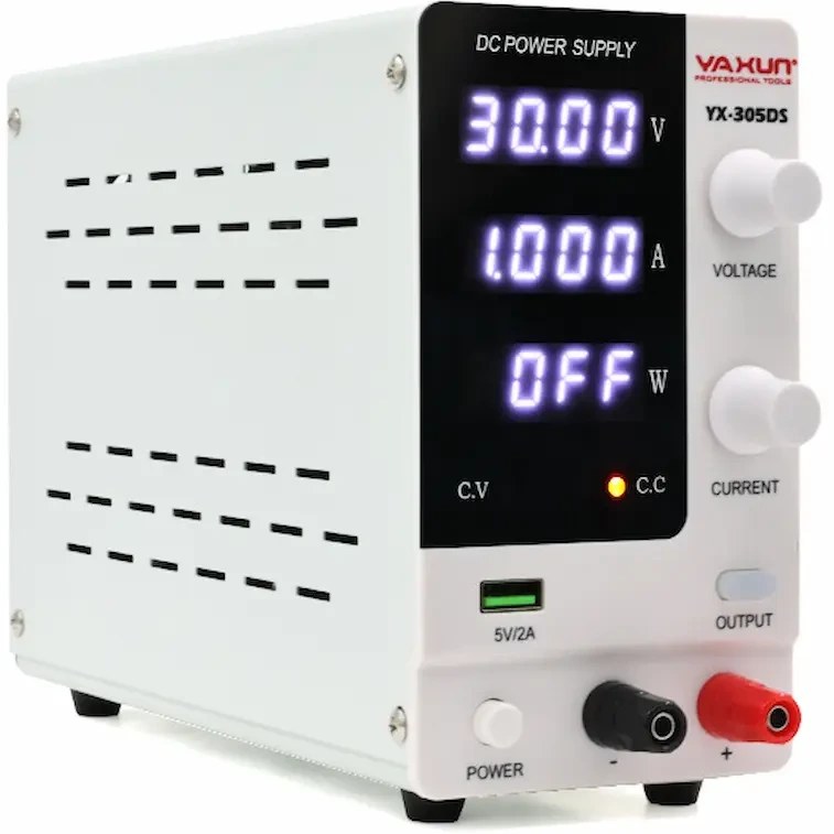 منبع تغذیه 30 ولت/5آمپر یاکسون Yaxun 305DS